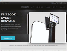 Tablet Screenshot of flipbookevents.com